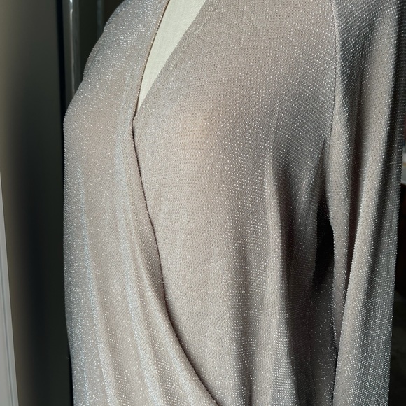 Rachel Rachel Roy Sparkle Sweater L dressy top - Picture 2 of 5